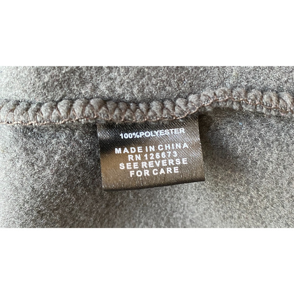 NFL Cleveland Browns Full Zip Jacket Men Size M Brown Mixed Media Mock Neck NWT - Picture 14 of 15